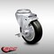 Service Caster 4 Inch SS Black Polyurethane Wheel Swivel Bolt Hole Caster with Brake SCC SCC-SSBH20S414-PPUB-BLK-TLB - alternate 1